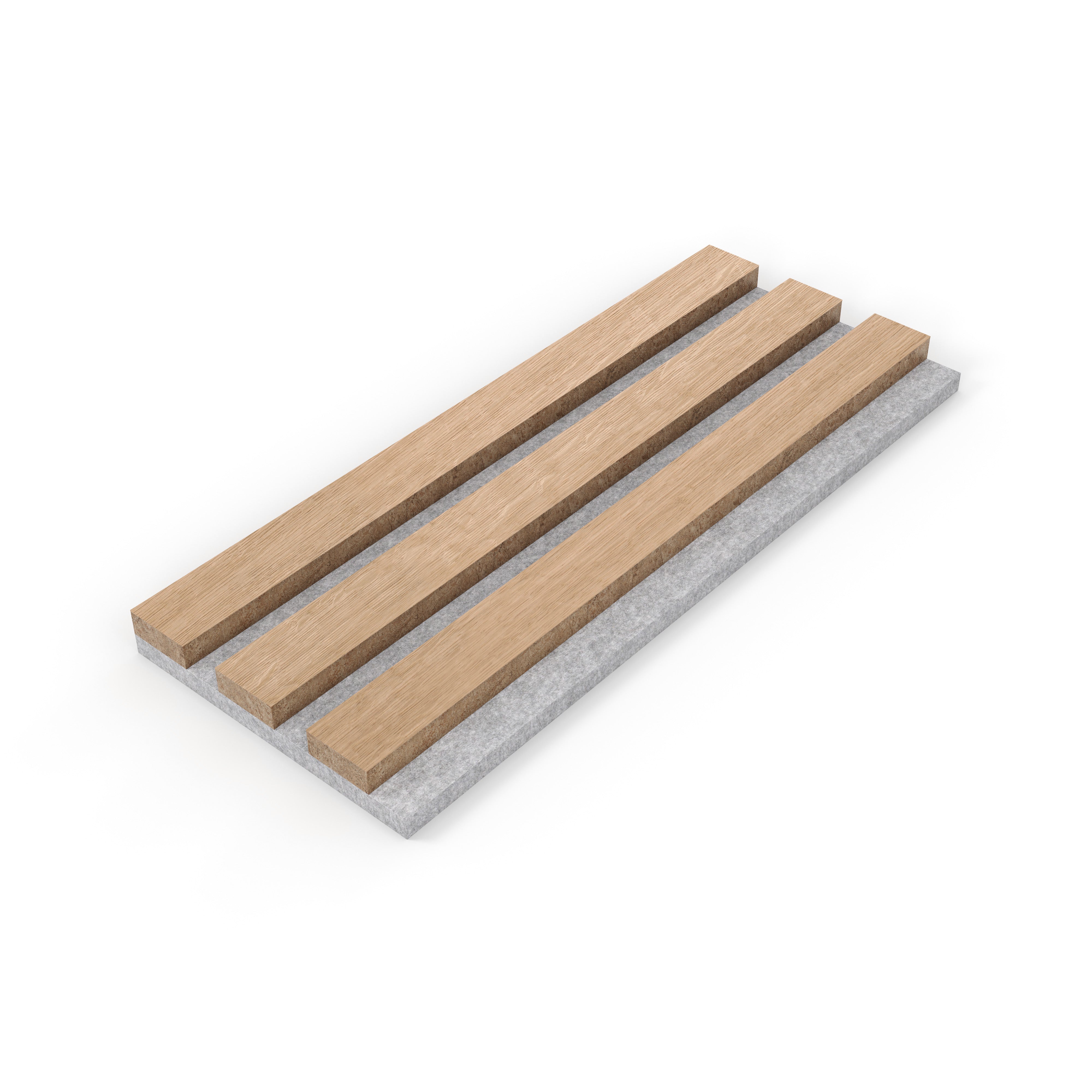 Acupanel Wood Oak (Grey Felt) | Standard | Sample
