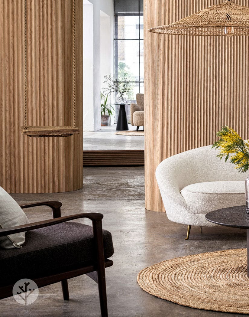 WVH® Australia Flutto Oak Mini-Ridge Flexible Panels