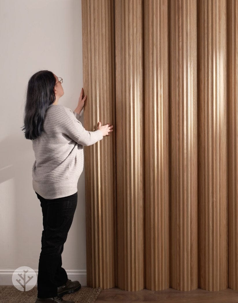 WVH® Australia Flutto Oak Zigzag Flexible Panels