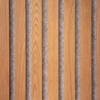 Premium oiled real wood finish