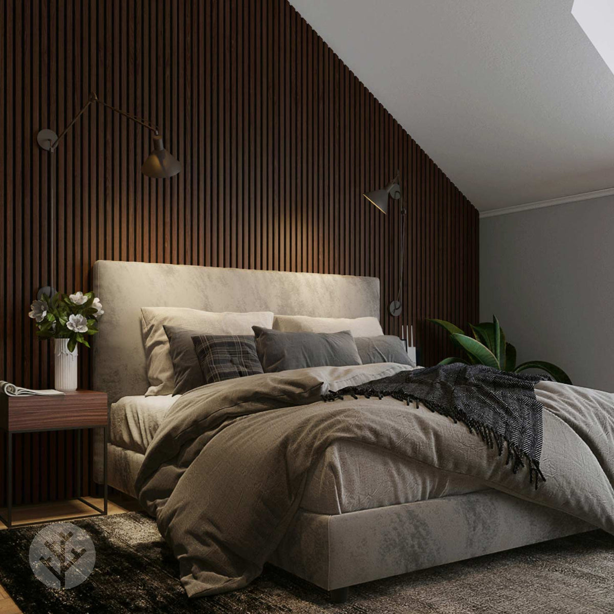 Smoked Oak Acoustic Wall Panels | Rich Slat Wood Design – WVH® Australia