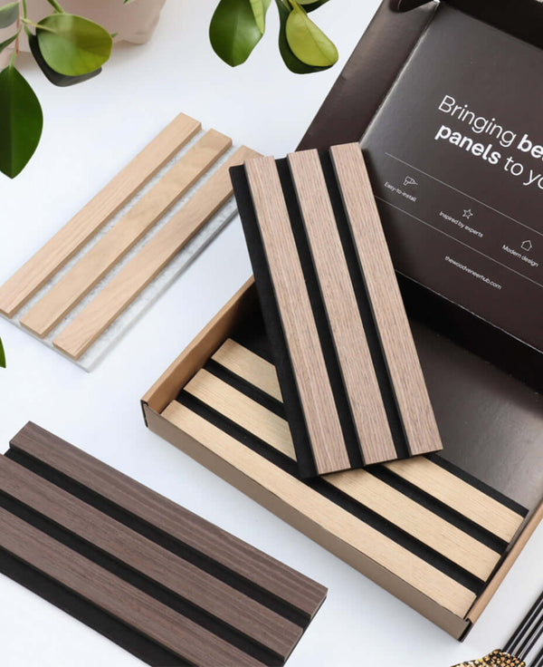 WVH® Acoustic Slat Wood Wall Panels Acupanel | Wood Range Sample Box